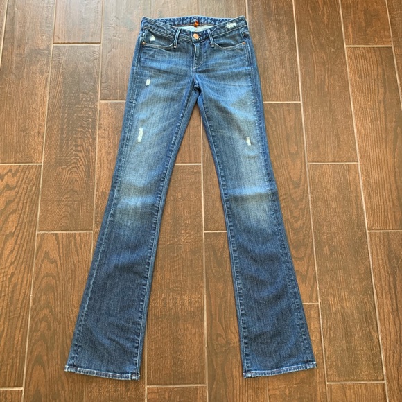 Earnest Sewn Lightly Distressed Slim Bootcut 34” - Picture 8 of 8